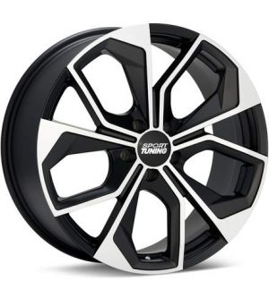 Sport Tuning AT2 Machined w/Black Accent Wheels 18 In 18x8 +13 W188511513BMA Rims