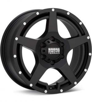 Sport Terrain Summit Black Wheels 18 In 18x8 +45 MS1880512045MB Rims