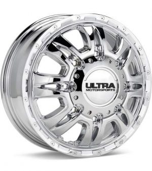 Ultra Predator II Dually Chrome Plated Wheels 17 In 17x6.5 -140 049-7681RC Rims