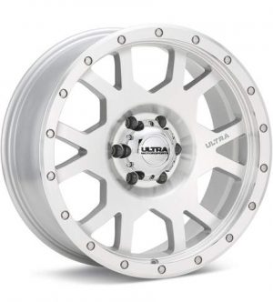 Ultra The Boss Silver Machined w/Clearcoat Wheels 17 In 17x9 +01 113-7973M+01 Rims