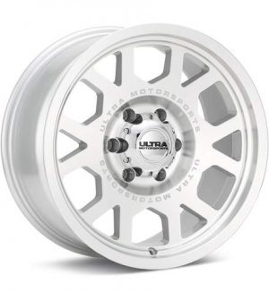 Ultra The Chief Silver Machined w/Clearcoat Wheels 16 In 16x8 114-6883M+01 Rims