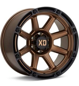 XD Wheels XD863 Titan Matte Bronze w/Black Lip Wheels 20 In 20x12 -44 XD86321250644N Rims