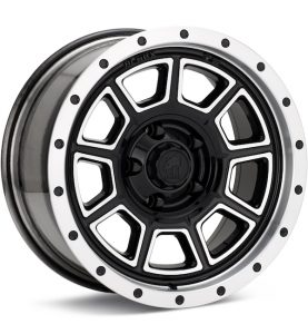 ALMAX USA AM-803 Machined w/Gloss Black Accent wheel image