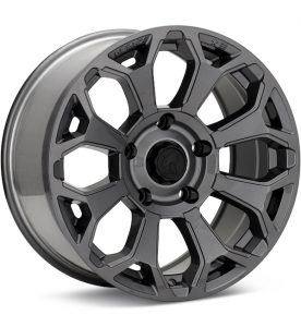 ALMAX USA AM-804 Grey wheel image