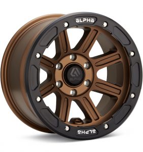 ALPHAequipt xCommander Matte Bronze w/Black Ring wheel image