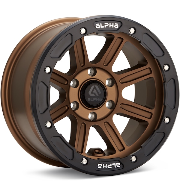 ALPHAequipt xCommander Matte Bronze w/Black Ring wheel image