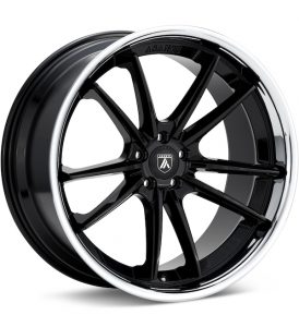 ASANTI Black Label ABL-23 Gloss Black w/Chrome Lip wheel image