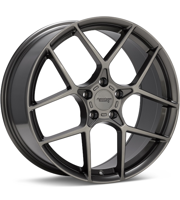 American Racing AR924 Graphite Silver wheel image
