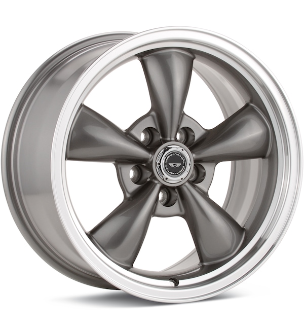 American Racing Authentic Hot Rod AR105 Torq-Thrust M Anthracite w/Mach Lip wheel image
