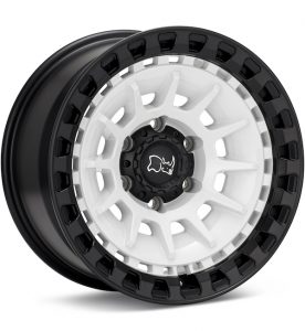 Black Rhino Barrage Gloss White w/Black Accent wheel image