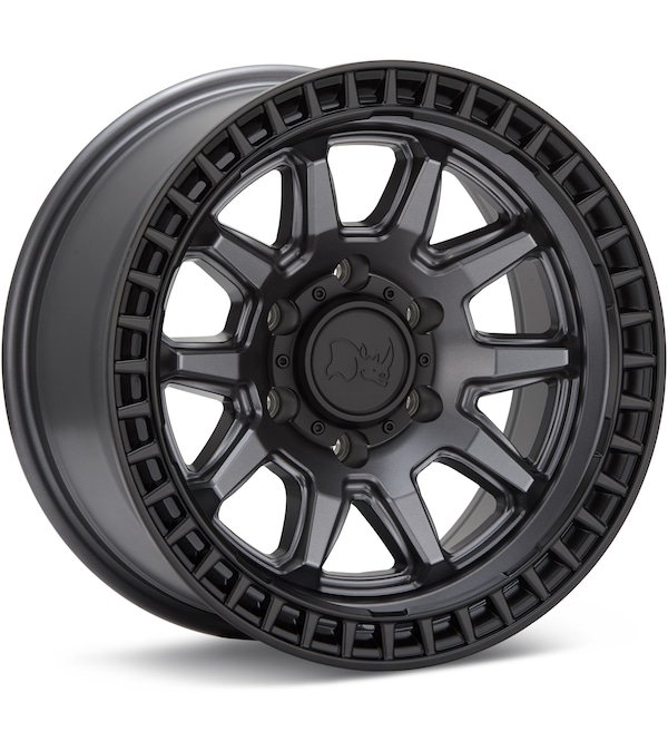 Black Rhino Calico Matte Gunmetal w/Mt Black Lip wheel image