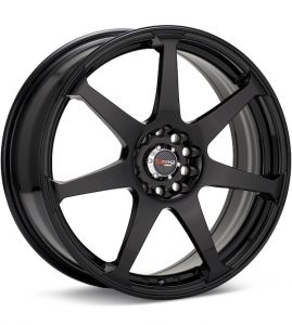 Drag DR-33 Dual PCD Gloss Black wheel image
