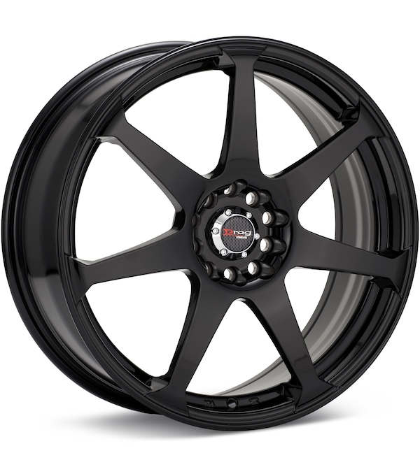 Drag DR-33 Dual PCD Gloss Black wheel image