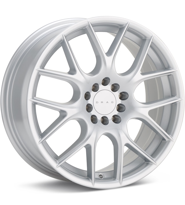 Drag DR-84 Dual PCD Silver wheel image