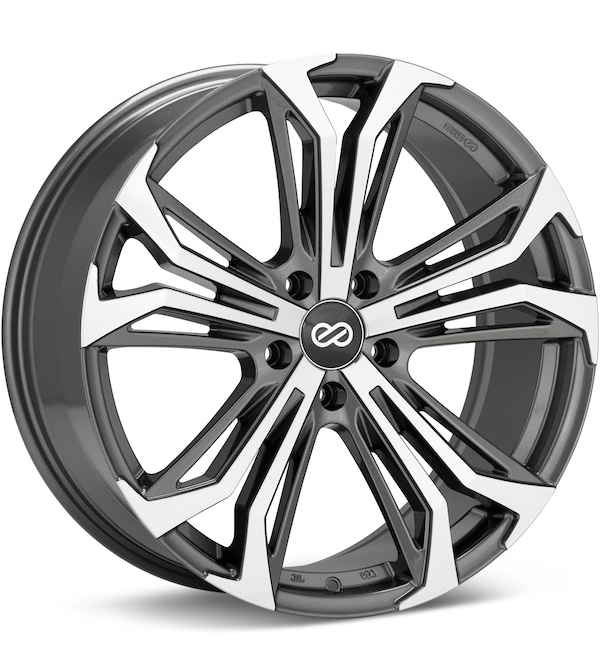 Enkei Performance Vortex 5 Machined w/Anthracite Accent wheel image
