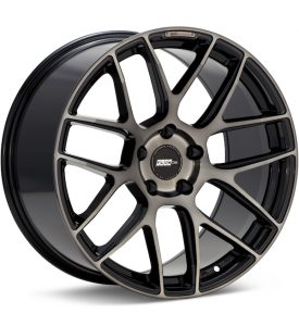FLOW ONE Race Spec F2 Black Machined w/Dark Tint wheel image