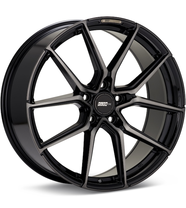 FLOW ONE Race Spec F7 Black Machined w/Dark Tint wheel image