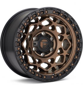 Fuel Off-Road Unit Matte Bronze w/Black Ring wheel image