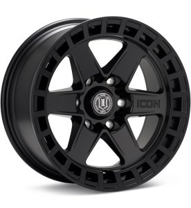 ICON Alloys Raider Satin Black wheel image