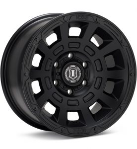 ICON Alloys Thrust Satin Black wheel image