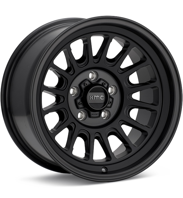 KMC KM724 Impact OL Satin Black wheel image
