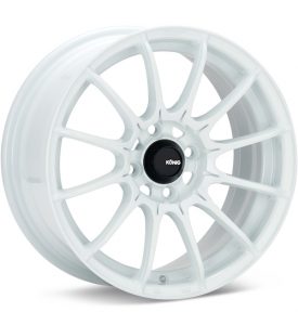 Konig Dial In Gloss White wheel image