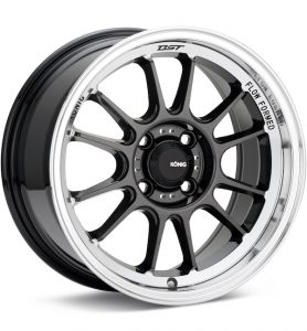 Konig Hypergram Metallic Carbon w/Machined Lip wheel image