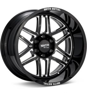 MOTO METAL MO992 Folsom Black w/Milled Accent wheel image