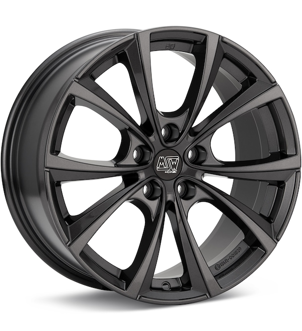 MSW Type 27T Gloss Dark Grey wheel image