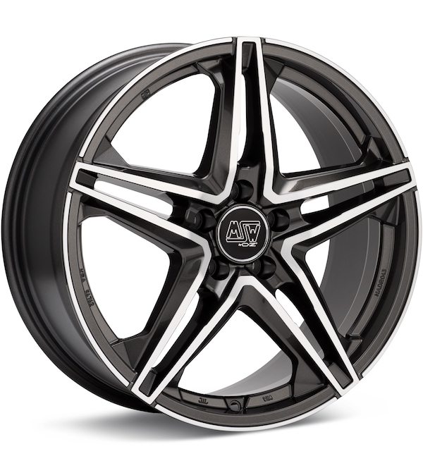 MSW Type 31 Machined w/Gloss Grey Accent wheel image