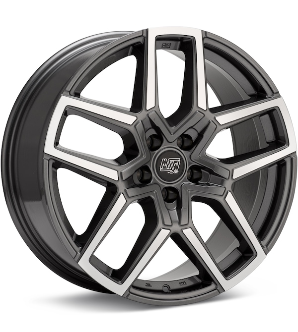 MSW Type 52 Machined w/Gloss Grey Accent wheel image