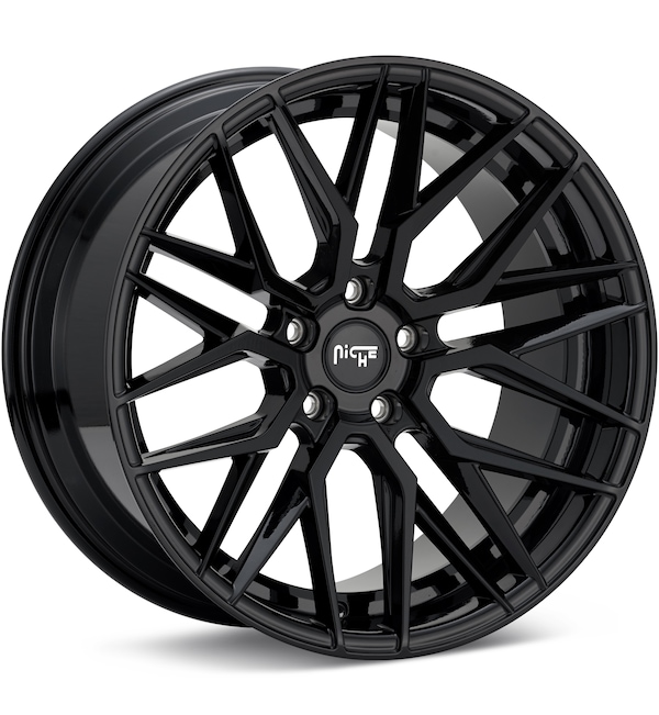 Niche Road Wheels Gamma Gloss Black wheel image