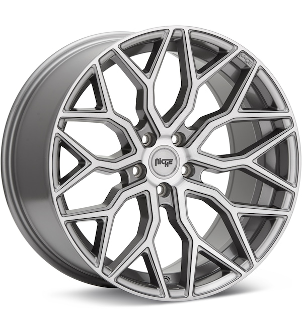 Niche Road Wheels Mazzanti Anthracite Brushed w/Tint wheel image