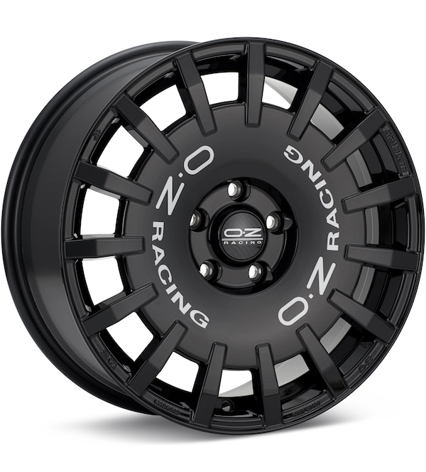 O.Z. Rally Racing Gloss Black wheel image