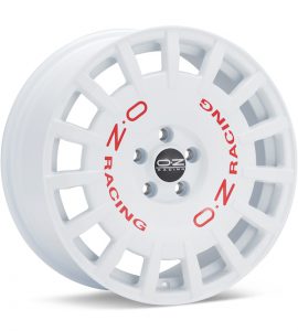 O.Z. Rally Racing White wheel image