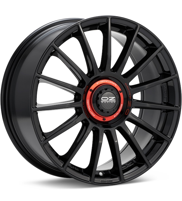 O.Z. Superturismo EVOLUZIONE Gloss Black wheel image
