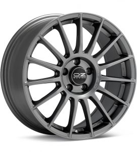 O.Z. Superturismo LM Matte Graphite Silver wheel image