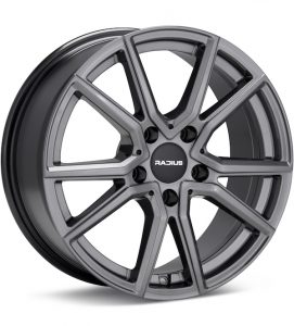 RADIUS WI16 Titanium Gunmetal wheel image