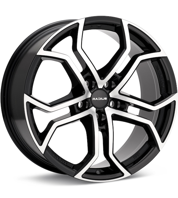 RADIUS WI35 Machined w/Black Accent wheel image