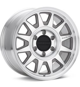 Raceline Aero HD Silver Machined w/Clearcoat wheel image
