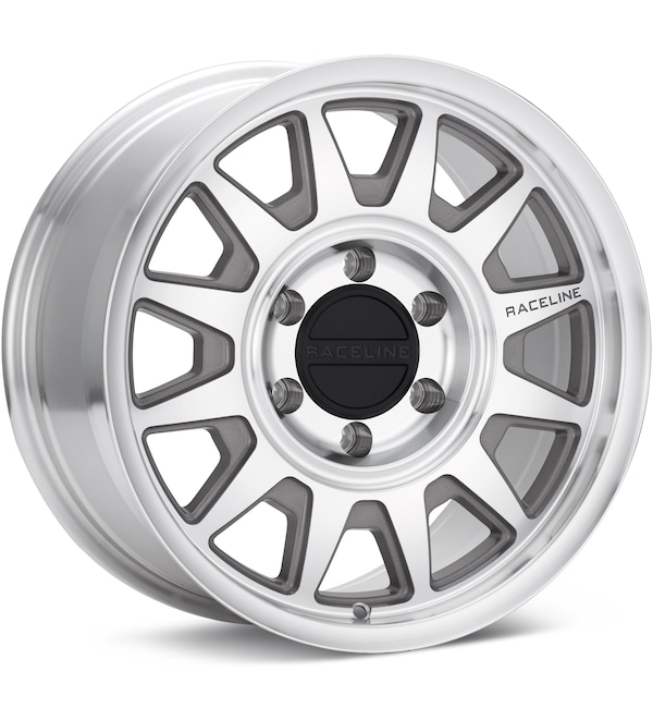 Raceline Aero HD Silver Machined w/Clearcoat wheel image