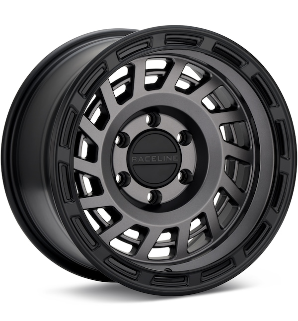 Raceline Halo Gunmetal w/Black Ring wheel image