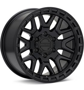 Raceline Krank Satin Black wheel image