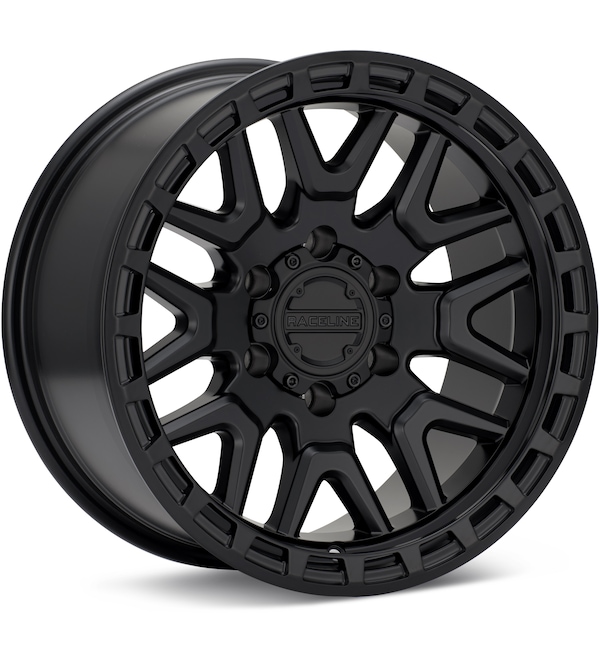Raceline Krank Satin Black wheel image
