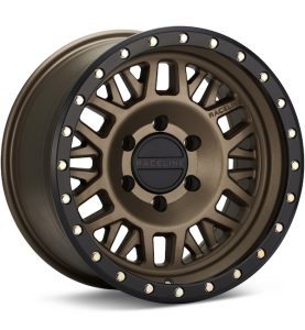 Raceline Ryno Matte Bronze w/Black Ring wheel image