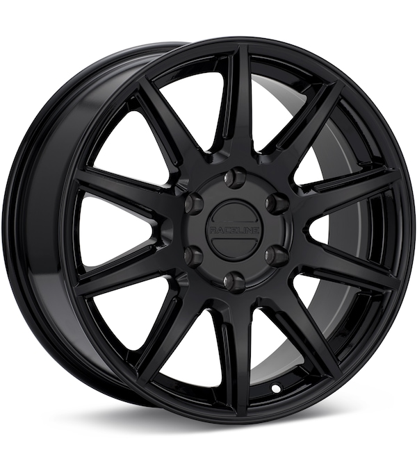 Raceline Spike Gloss Black wheel image