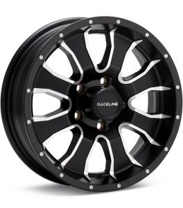 Raceline Trailer 860M Mamba Machined w/Satin Black Accent wheel image
