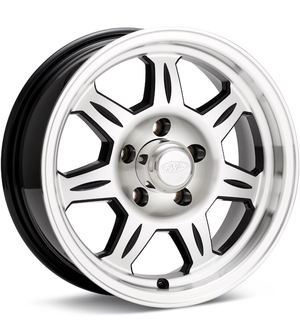 Raceline Trailer 870 Element Machined w/Black Accent wheel image