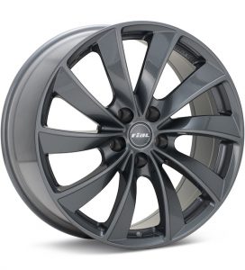 Rial Lugano OE Cap Graphite Silver wheel image