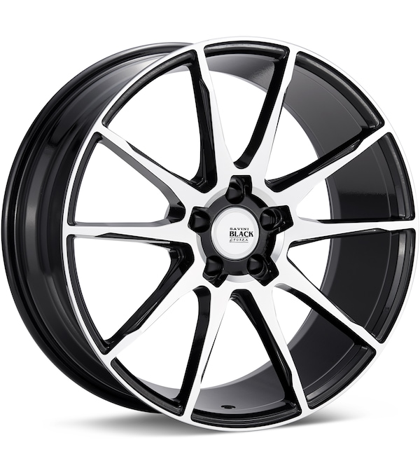 Savini Black di Forza BM12 Machined w/Black Accent wheel image
